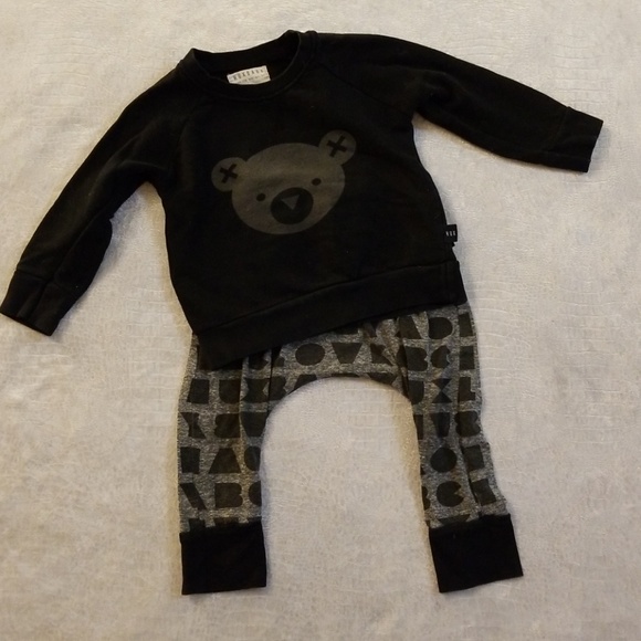 Hux baby Other - Hux Baby unisex bear set harem pants 3T